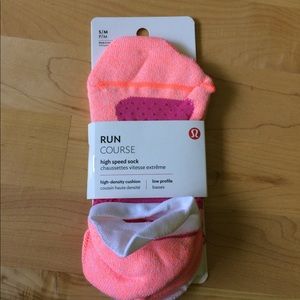lululemon athletica Accessories - Lululemon High Speed Sock Size Small Pink + White lululemon athletica Accessories - Lululemon High Speed Sock Size Small Pink + White